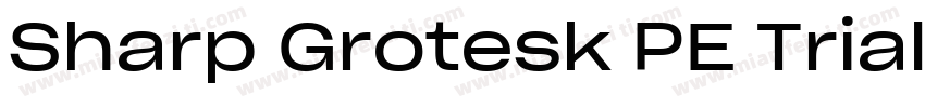 Sharp Grotesk PE Trial Light 24字体转换
